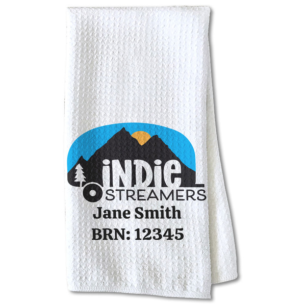 Airstream Indie Club Logo Waffle Towel - Partial Print Print Style Image