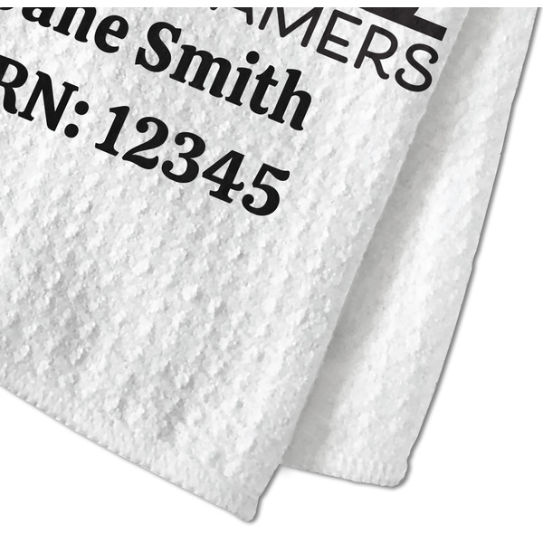 Airstream Indie Club Logo Waffle Weave Towel - Closeup of Material Image