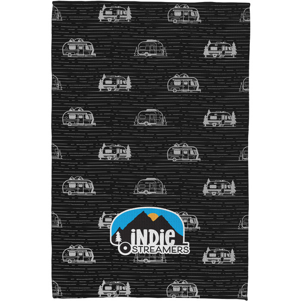 Airstream Indie Club Logo Waffle Weave Towel - Full Color Print - Approval Image