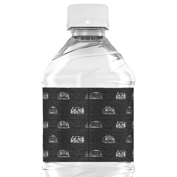 Airstream Indie Club Logo Water Bottle Label - Back View