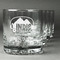 Airstream Indie Club Logo Whiskey Glasses - Engraved - Set of 4