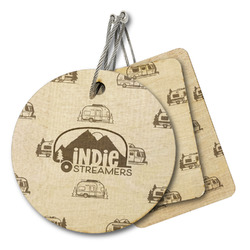 Airstream Indie Club Logo Wood Luggage Tag