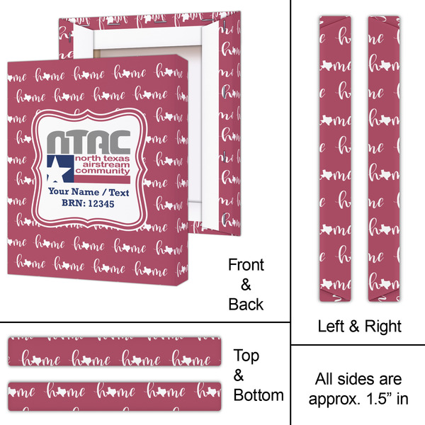 North Texas Airstream Community 11x14 - Canvas Print - Approval