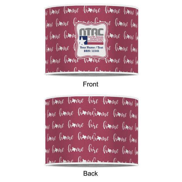 North Texas Airstream Community 12" Drum Lampshade - APPROVAL (Poly Film)