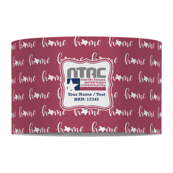 North Texas Airstream Community 12" Drum Lampshade - FRONT (Fabric)