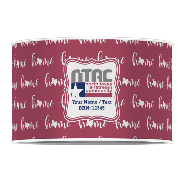 North Texas Airstream Community 12" Drum Lampshade - FRONT (Poly Film)