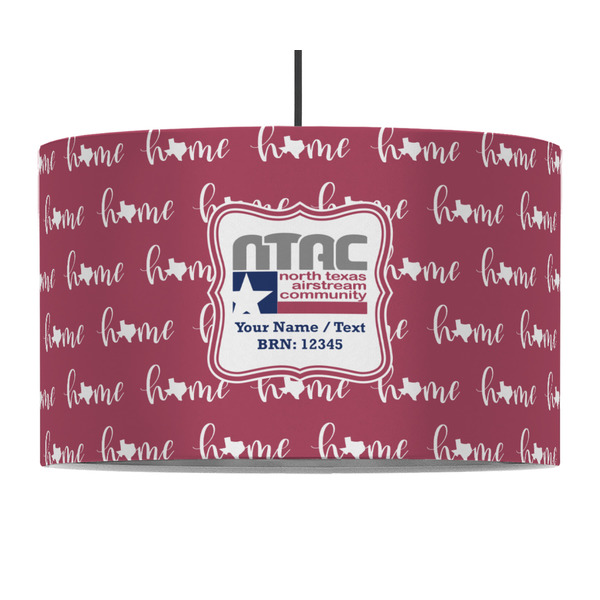 North Texas Airstream Community 12" Drum Lampshade - PENDANT (Fabric)
