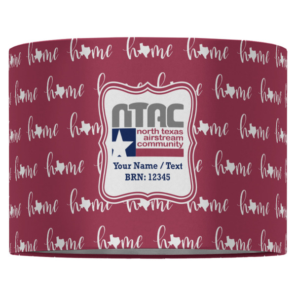 North Texas Airstream Community 16" Drum Lampshade - Front (Fabric)