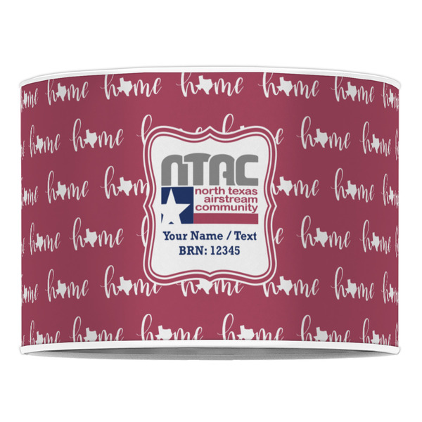 North Texas Airstream Community 16" Drum Lampshade - Front (Poly Film)