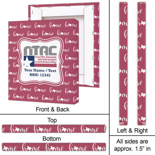 North Texas Airstream Community 20x24 - Canvas Print - Approval