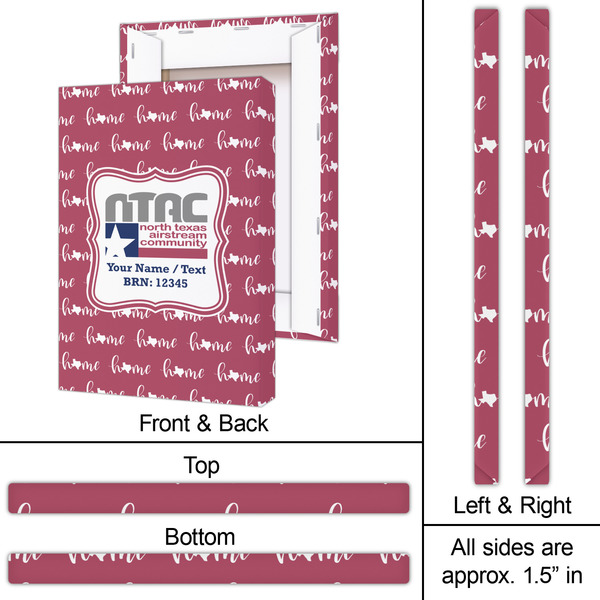 North Texas Airstream Community 20x30 - Canvas Print - Approval