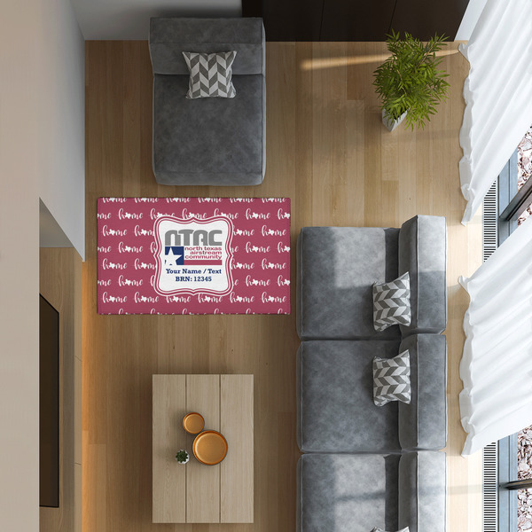 North Texas Airstream Community 3'x5' Indoor Area Rugs - IN CONTEXT