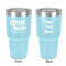 North Texas Airstream Community 30 oz Stainless Steel Tumbler - Teal - Double-Sided