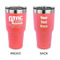 North Texas Airstream Community 30 oz Stainless Steel Tumbler - Coral - Double-Sided