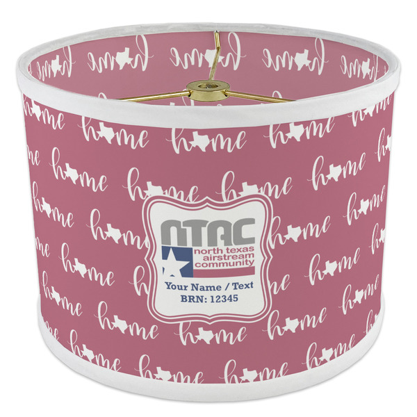 North Texas Airstream Community 8" Drum Lampshade - ANGLE Poly-Film