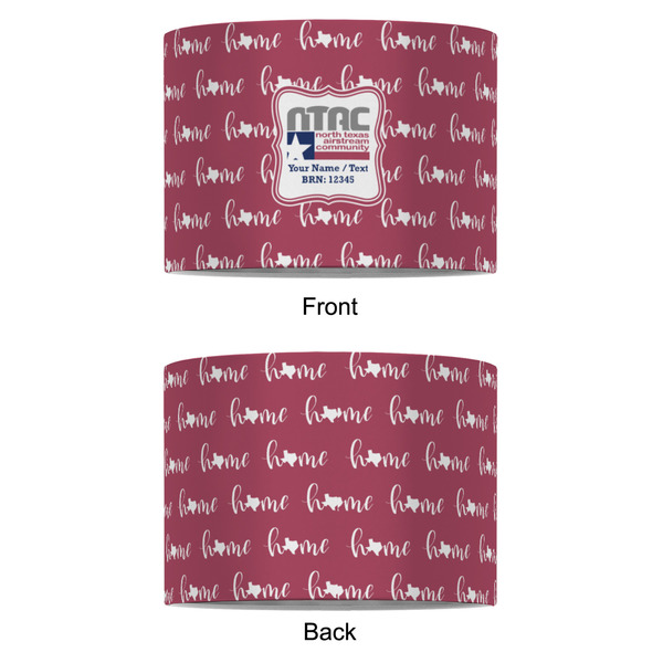 North Texas Airstream Community 8" Drum Lampshade - APPROVAL (Fabric)