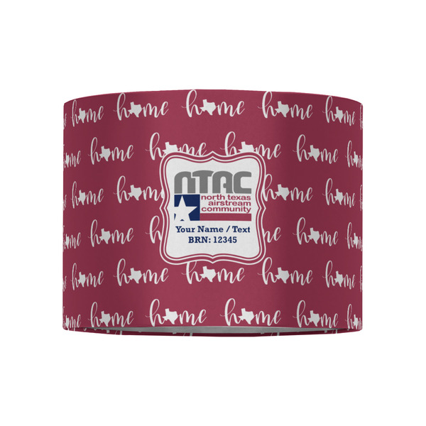 North Texas Airstream Community 8" Drum Lampshade - Front (Fabric)