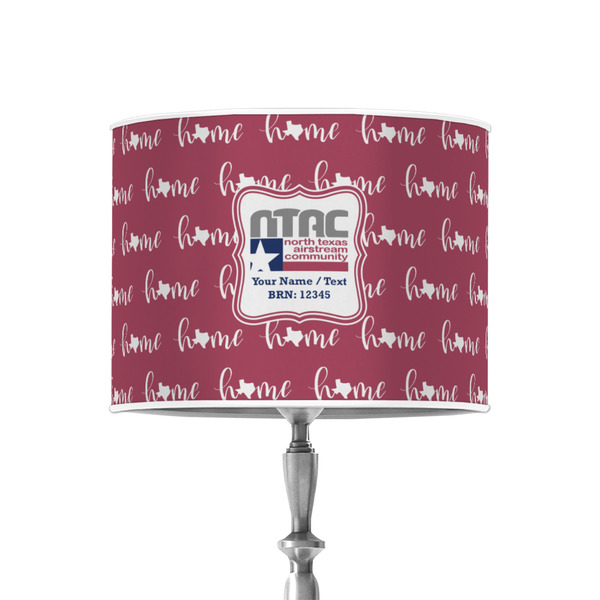 North Texas Airstream Community 8" Drum Lampshade - ON STAND (Poly Film)