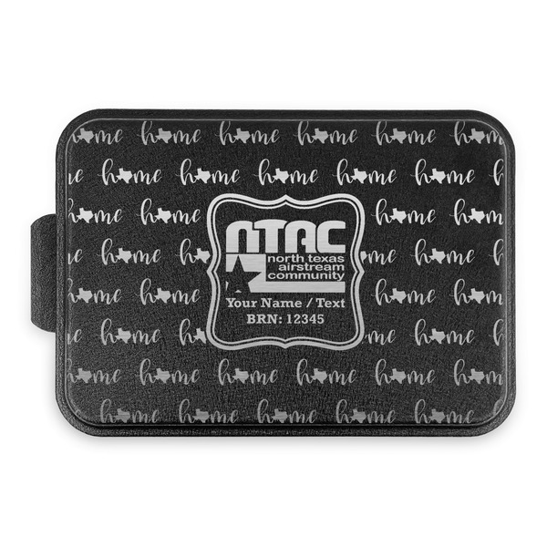 North Texas Airstream Community Aluminum Baking Pan - Black Lid - FRONT