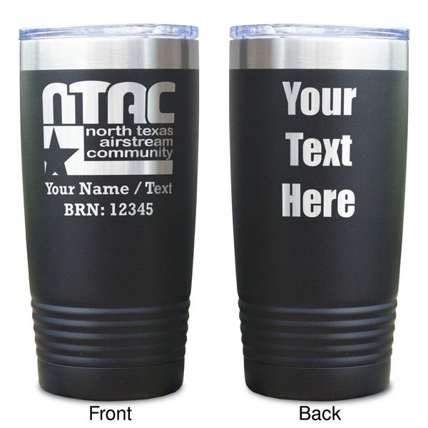 North Texas Airstream Community Black Polar Camel Tumbler - 20oz - Double Sided  - Approval