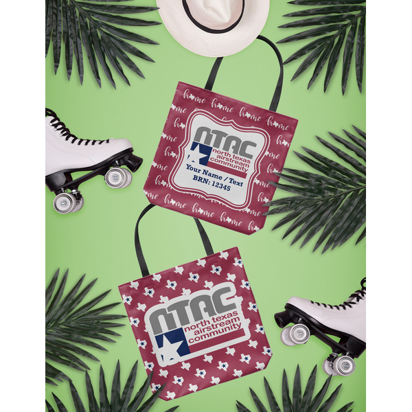 North Texas Airstream Community Canvas Tote Lifestyle Front and Back