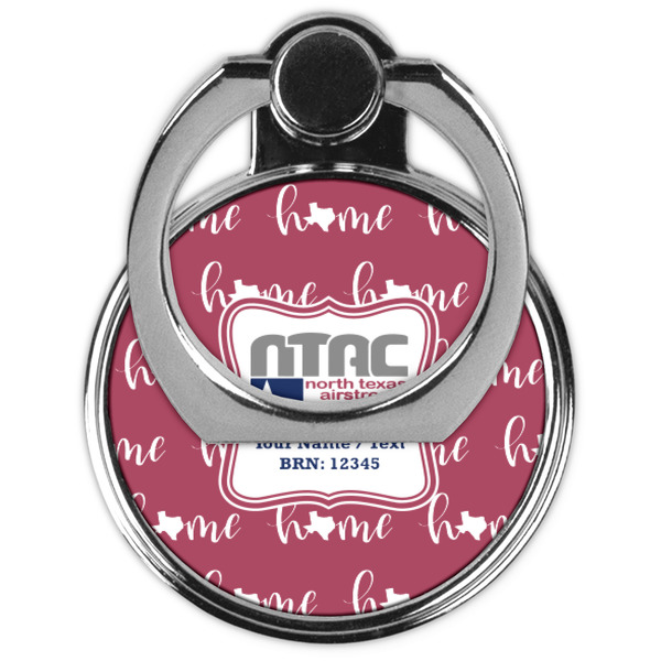 North Texas Airstream Community Cell Phone Ring Stand & Holder - Front (Collapsed)