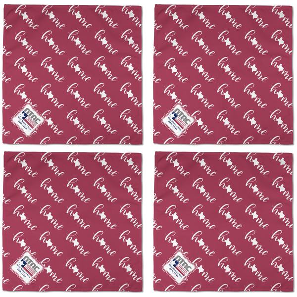 North Texas Airstream Community Cloth Napkins - Personalized Dinner (APPROVAL) Set of 4