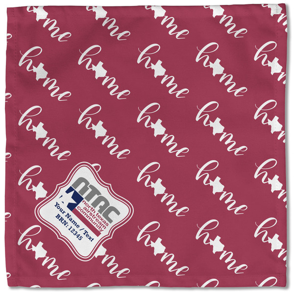 North Texas Airstream Community Cloth Napkins - Personalized Lunch (Single Full Open)