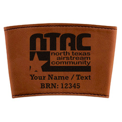 North Texas Airstream Community Leatherette Cup Sleeve