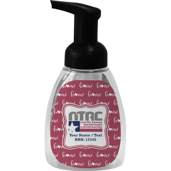 North Texas Airstream Community Foam Soap Bottle - Black - Front