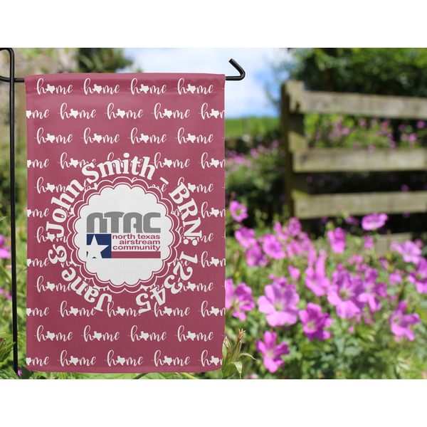North Texas Airstream Community Garden Flag - Outside In Flowers