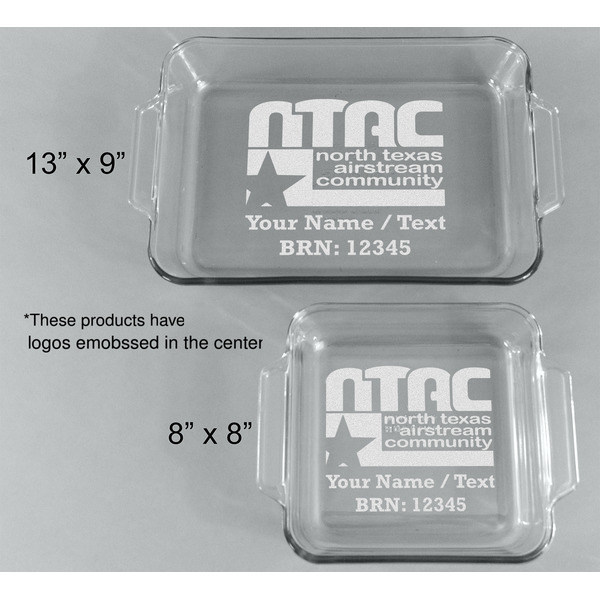 North Texas Airstream Community Glass Baking Dish Set - Approval