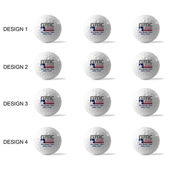 North Texas Airstream Community Golf Balls - Generic - Set of 12 - APPROVAL