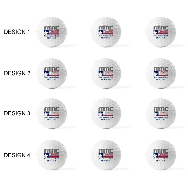 North Texas Airstream Community Golf Balls - Titleist - Set of 12 - APPROVAL