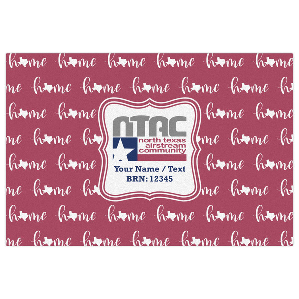 North Texas Airstream Community Indoor / Outdoor Rug - 2'x3' - Front Flat