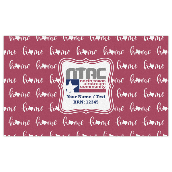 North Texas Airstream Community Indoor / Outdoor Rug - 3'x5' - Front Flat