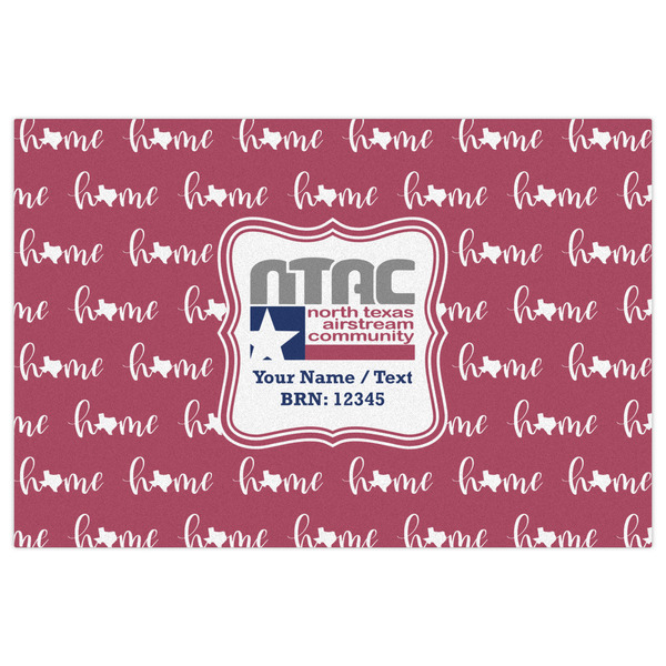 North Texas Airstream Community Indoor / Outdoor Rug - 4'x6' - Front Flat