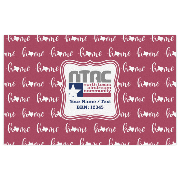 North Texas Airstream Community Indoor / Outdoor Rug - 5'x8' - Front Flat