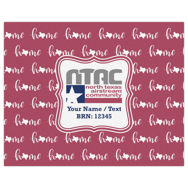 North Texas Airstream Community Indoor / Outdoor Rug - 8'x10' - Front Flat