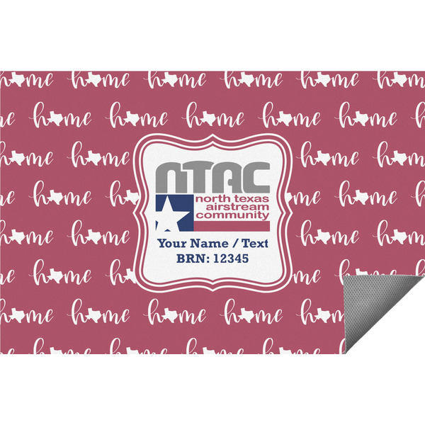 Custom North Texas Airstream Community Indoor / Outdoor Rug