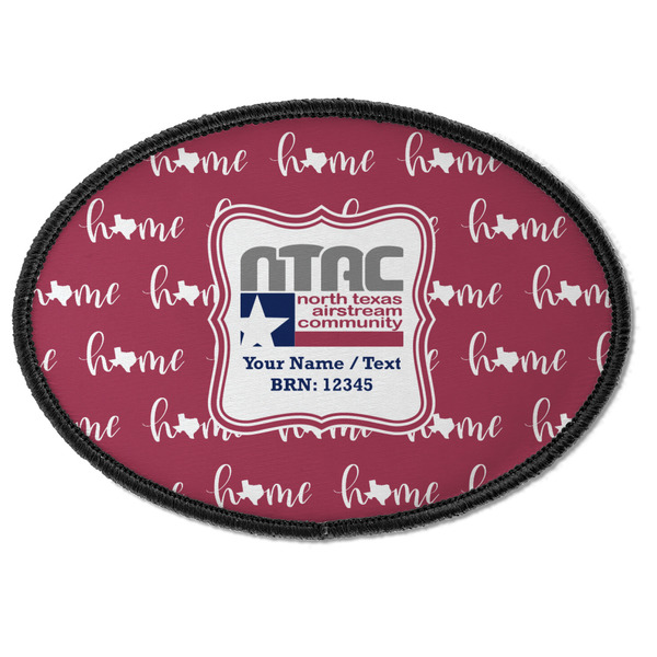 North Texas Airstream Community Iron On Patch - Oval - Front