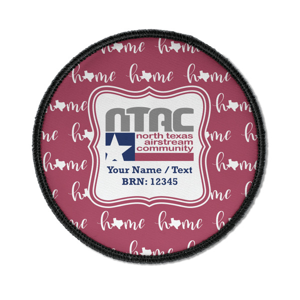 North Texas Airstream Community Iron On Patch - Round - Front