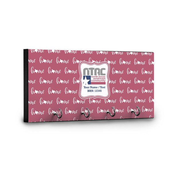 North Texas Airstream Community Key Hanger - Front View with Hooks