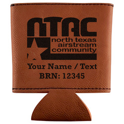 North Texas Airstream Community Leatherette Can Sleeve