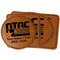 North Texas Airstream Community Faux Leather Iron On Patch