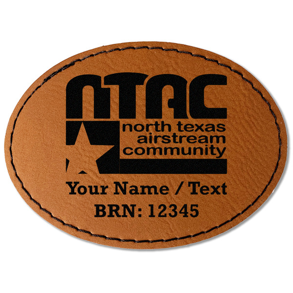 North Texas Airstream Community Leatherette Patches - Oval