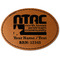 North Texas Airstream Community Faux Leather Iron On Patch - Oval