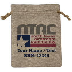 North Texas Airstream Community Burlap Gift Bag