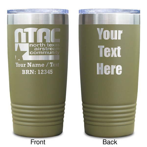 North Texas Airstream Community Olive Polar Camel Tumbler - 20oz - Double Sided - Approval