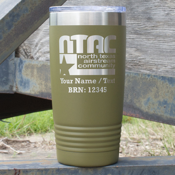 North Texas Airstream Community Olive Polar Camel Tumbler - 20oz - Main